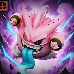 FA - Gengar cos Majin Buu 1