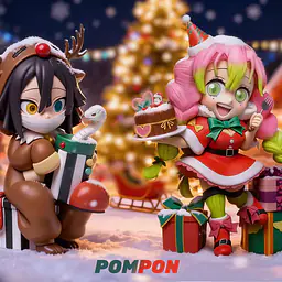 Pompon - Obanai and Kanroji 3