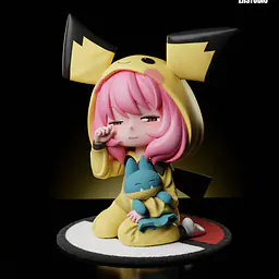 ZH - Anya cos Pikachu 2