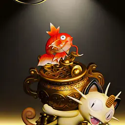 Yuanbao - Meowth and Magikarp 3