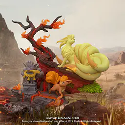 Sky Realm - Ninetales and Vulpix 1