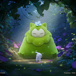 JB - Pikachu and Snorlax 1
