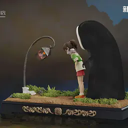 Scarecrow - Chihiro, No-Face and Hopping Lantern 3