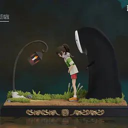 Scarecrow - Chihiro, No-Face and Hopping Lantern 1