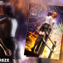 Pop Art - Reze and Denji 3