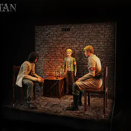 Titan - Eren, Reiner and Falco 2