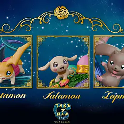 Take A Nap - Patamon, Salamon and Lopmon 2