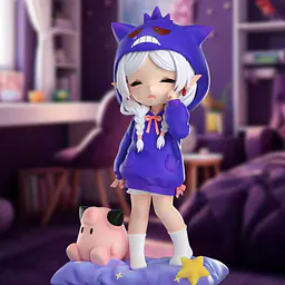 Buff - Frieren cos Gengar 1