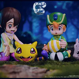 Take A Nap - Takeru Takaishi, Tokomon, Kari Kamiya and Tailmon 5