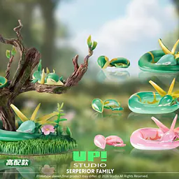 UP - Snivy, Servine and Serperior 2