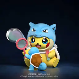 Echo - Pikachu cos Blastoise, Charizard and Bulbasaur 1