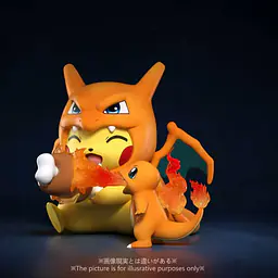 Echo - Pikachu cos Blastoise, Charizard and Bulbasaur 2