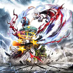 TK - Nika Luffy vs Kizaru 1