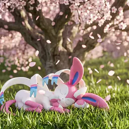 Ling Feng Ge - Jolteon, Sylveon, Eevee and Pikachu 2