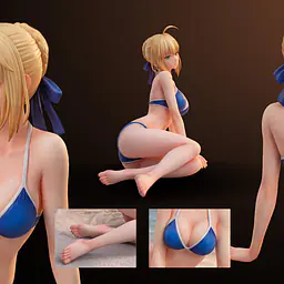 Demon Core - Saber and Rin Tohsaka 6