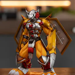 DAMDAM - WarGreymon and Agumon 2
