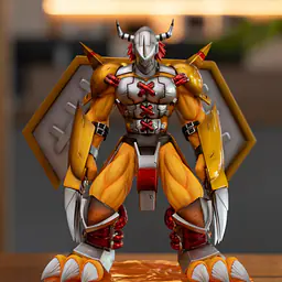 DAMDAM - WarGreymon and Agumon 3