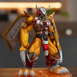 DAMDAM - WarGreymon and Agumon 4
