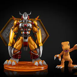 DAMDAM - WarGreymon and Agumon 9
