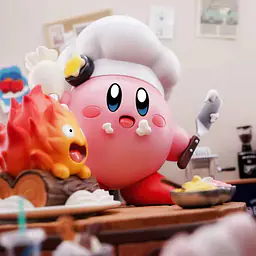Long Miao - Kirby and Calcifer 7