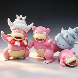 Sugar Cube - Slowpoke, Slowbro and Slowking 1
