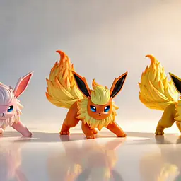 Ruo Ye Zhen - Flareon and Vaporeon 3