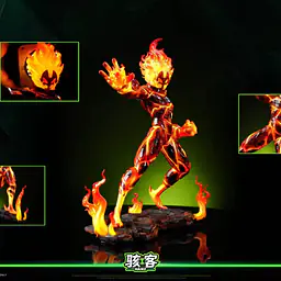 Hacker - Heatblast and Diamondhead 13