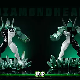 Hacker - Heatblast and Diamondhead 15