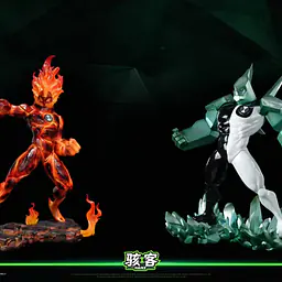Hacker - Heatblast and Diamondhead 16