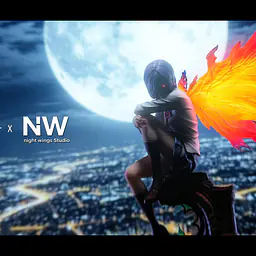 Night Wings x Hera - Touka Kirishima 1
