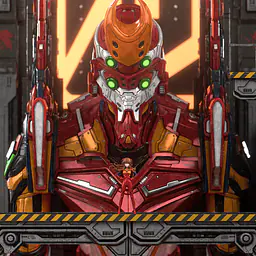 Meow - EVA-02 and Asuka 2