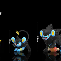 Wonder - Luxray, Luxio and Shinx 2