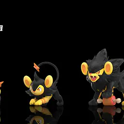 Wonder - Luxray, Luxio and Shinx 3