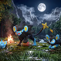 Wonder - Luxray, Luxio and Shinx 1