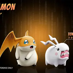 IK - Tailmon, Nyaromon, Patamon and Tokomon 3