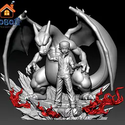 Bobowu - Red and Charizard 4