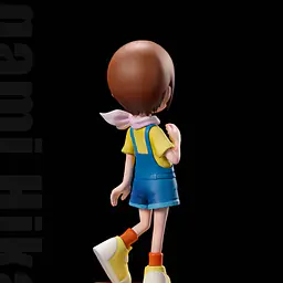 MIMAN - Hikari Yagami, Salamon and Tailmon 9