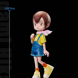 MIMAN - Hikari Yagami, Salamon and Tailmon 12