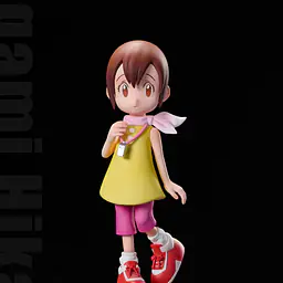 MIMAN - Hikari Yagami, Salamon and Tailmon 3