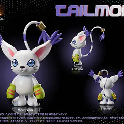 MIMAN - Hikari Yagami, Salamon and Tailmon 8