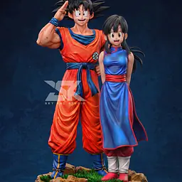 Sky End - Goku, Chi and Gohan 1