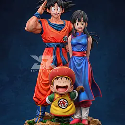 Sky End - Goku, Chi and Gohan 3