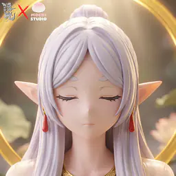 Floating Light x Mochi - Frieren cos Guan Yin 2