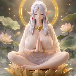 Floating Light x Mochi - Frieren cos Guan Yin 1
