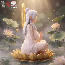 Floating Light x Mochi - Frieren cos Guan Yin 3