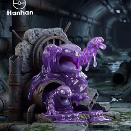 Hanhan - Muk, Grimer, Raticate and Ratatta 1