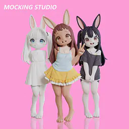 Mocking - Komako Semenovich, Chie Sayama and Tenka Adachi 35
