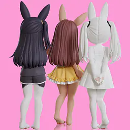 Mocking - Komako Semenovich, Chie Sayama and Tenka Adachi 43