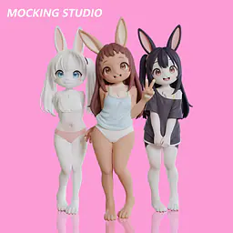 Mocking - Komako Semenovich, Chie Sayama and Tenka Adachi 39