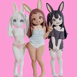 Mocking - Komako Semenovich, Chie Sayama and Tenka Adachi 41